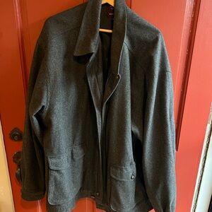 Men's Gray Wool Jacket